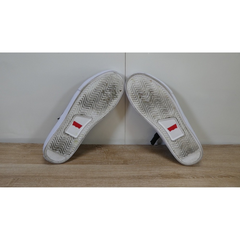 LEVI'S Mens Black  Round Toe Platform Sneakers Shoes 10 - Picture 6 of 7